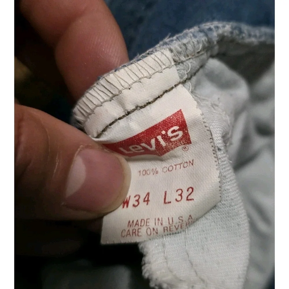 Vintage Levi's Orange‎ Tab Jeans 34 x 32 *Fits 30 x 30 USA Made 1980s 40550-0718